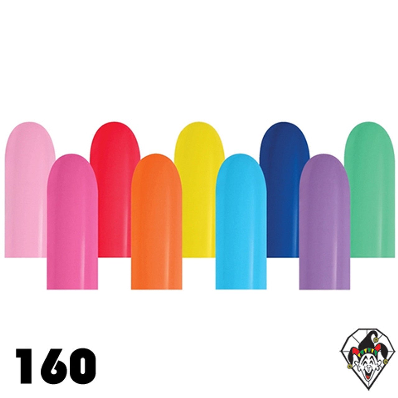 160S Assortment Fashion Balloons - 100ct Sempertex Latex Balloons for Parties, Weddings, Birthdays & Decorations
