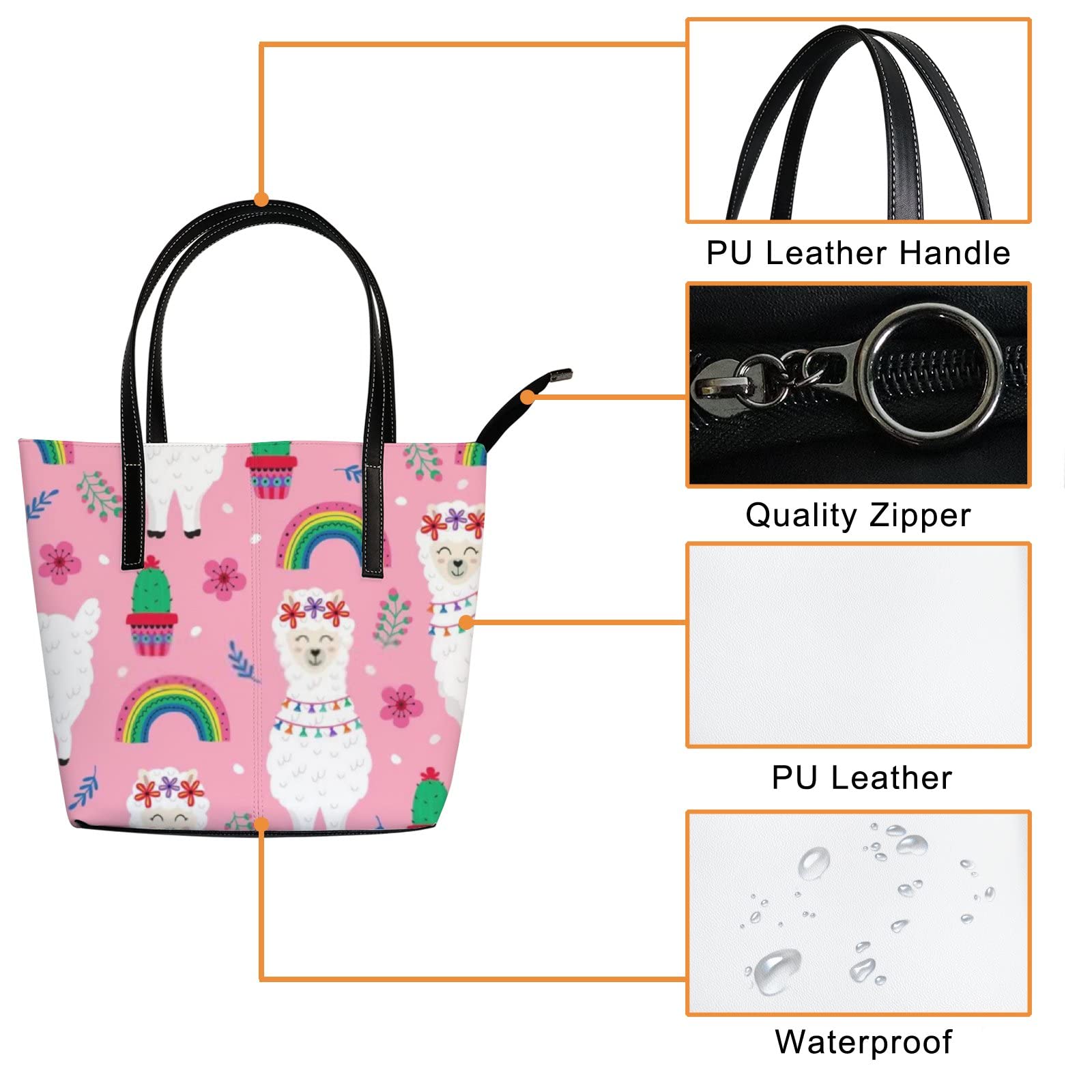 Premium Leather Tote Bag for Women - Stylish Crossbody Handbag with Adjustable Strap, Perfect for Work, Travel & Everyday Use