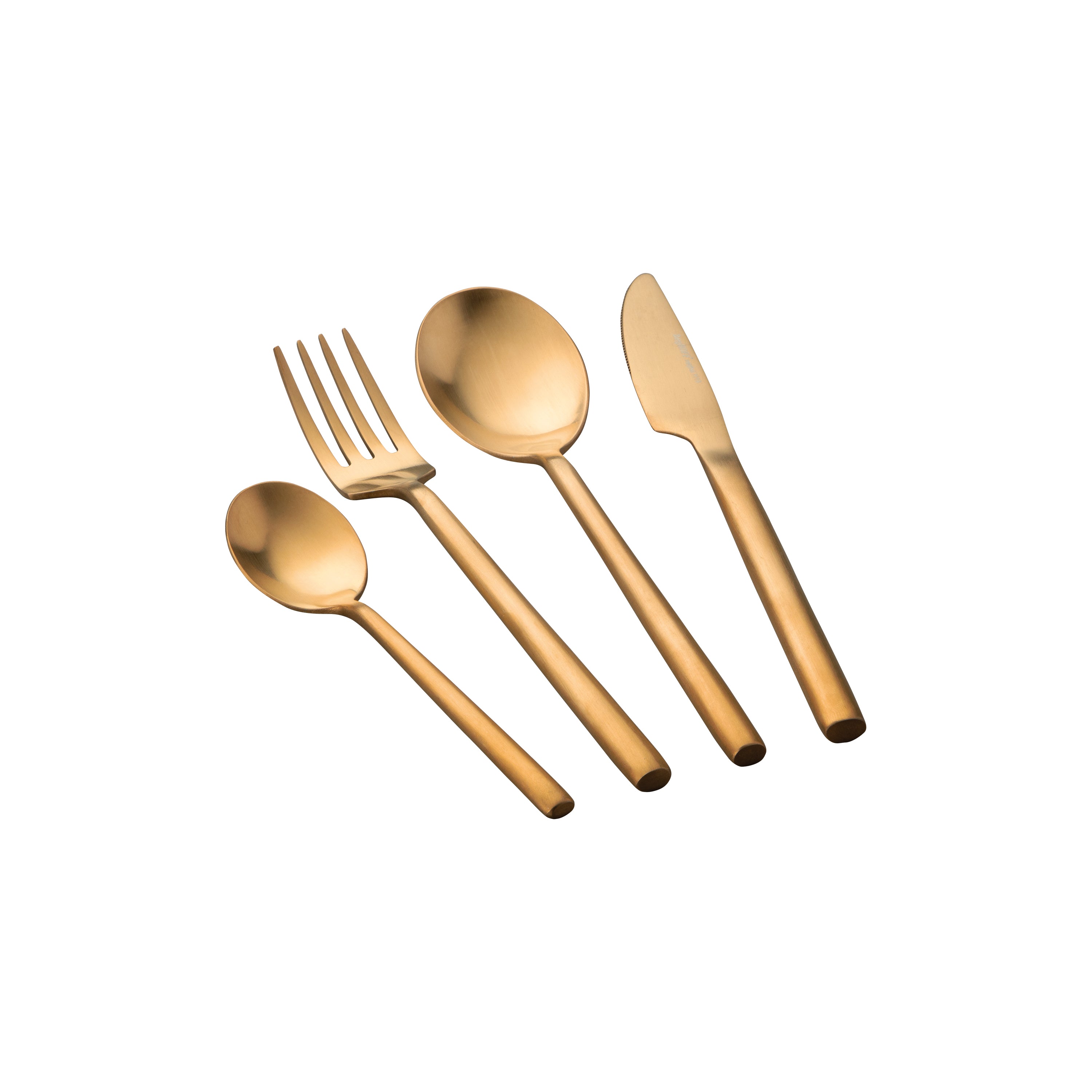 BergHOFF Gem 40-Piece Dinnerware Set with Flatware - Elegant White & Gold Tableware for Formal Dining, Entertaining & Special Occasions