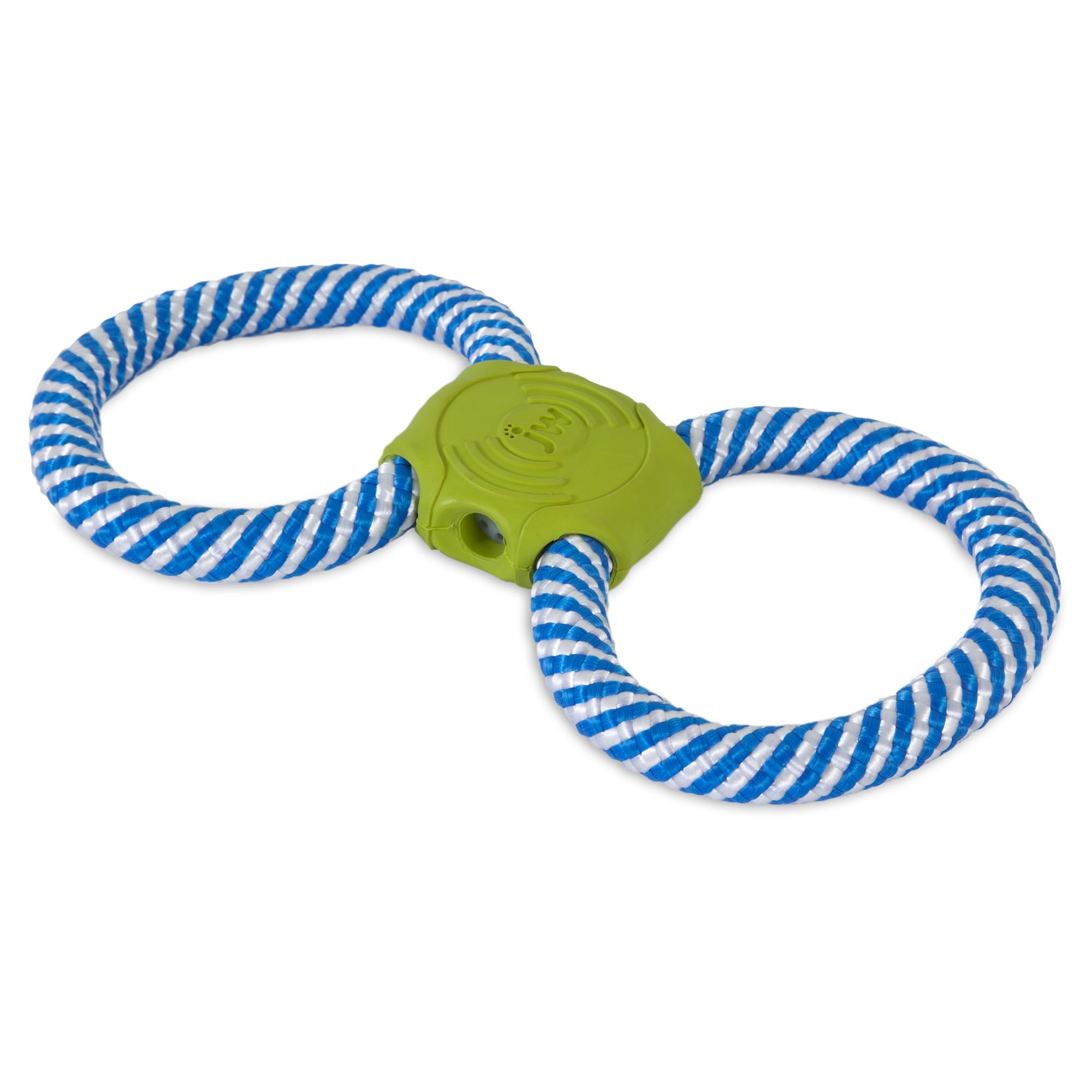JW Pet Giggle TUG Interactive Dog Toy - Squeaky Plush Rope for Playful Puppies & Dogs - Perfect for Fetch, Tug-of-War & Indoor/Outdoor Playtime