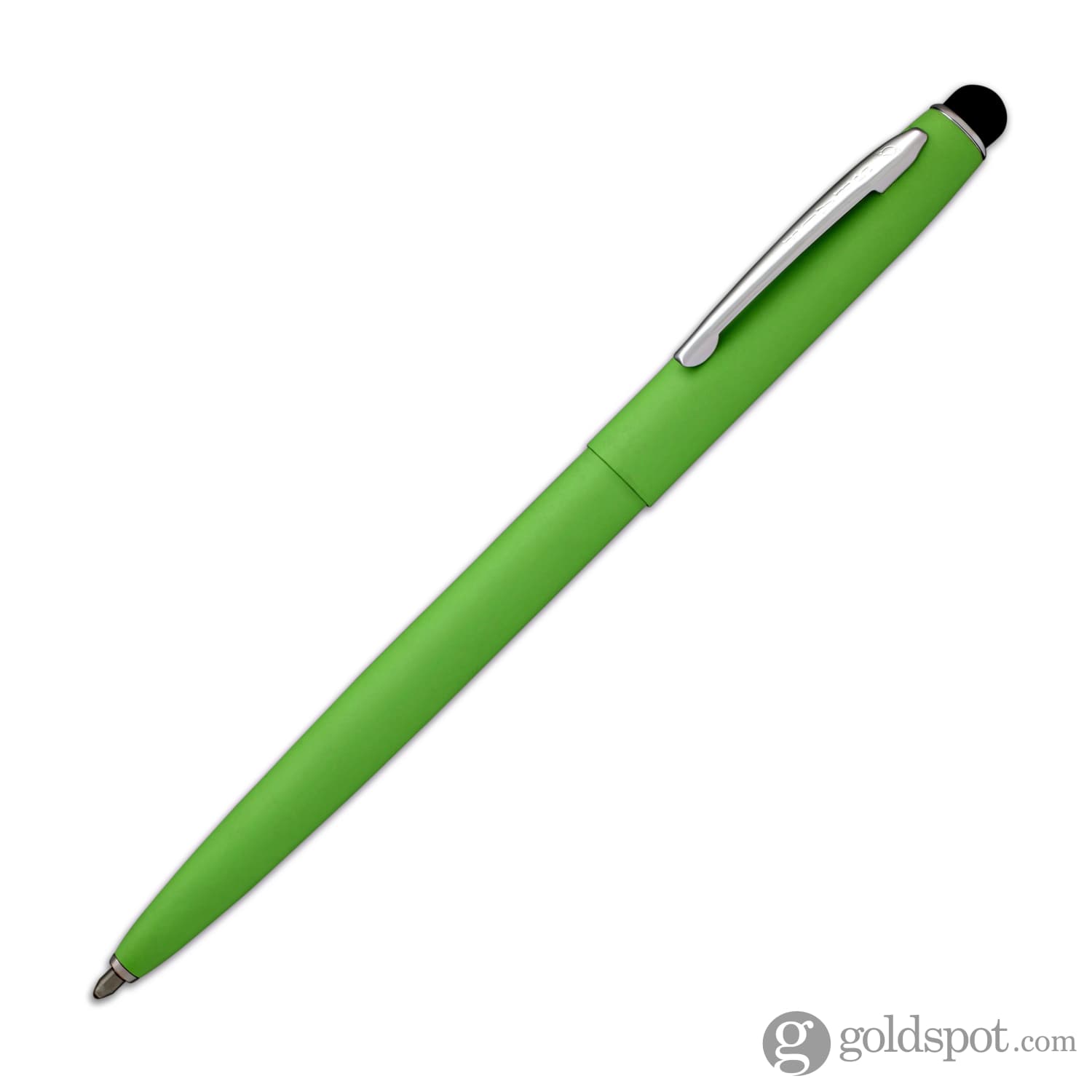 Fisher Space Pen Cap-O-Matic Matte Green Ballpoint Pen with Stylus Tip - Premium Writing Tool for Office, Travel & Outdoor Adventures
