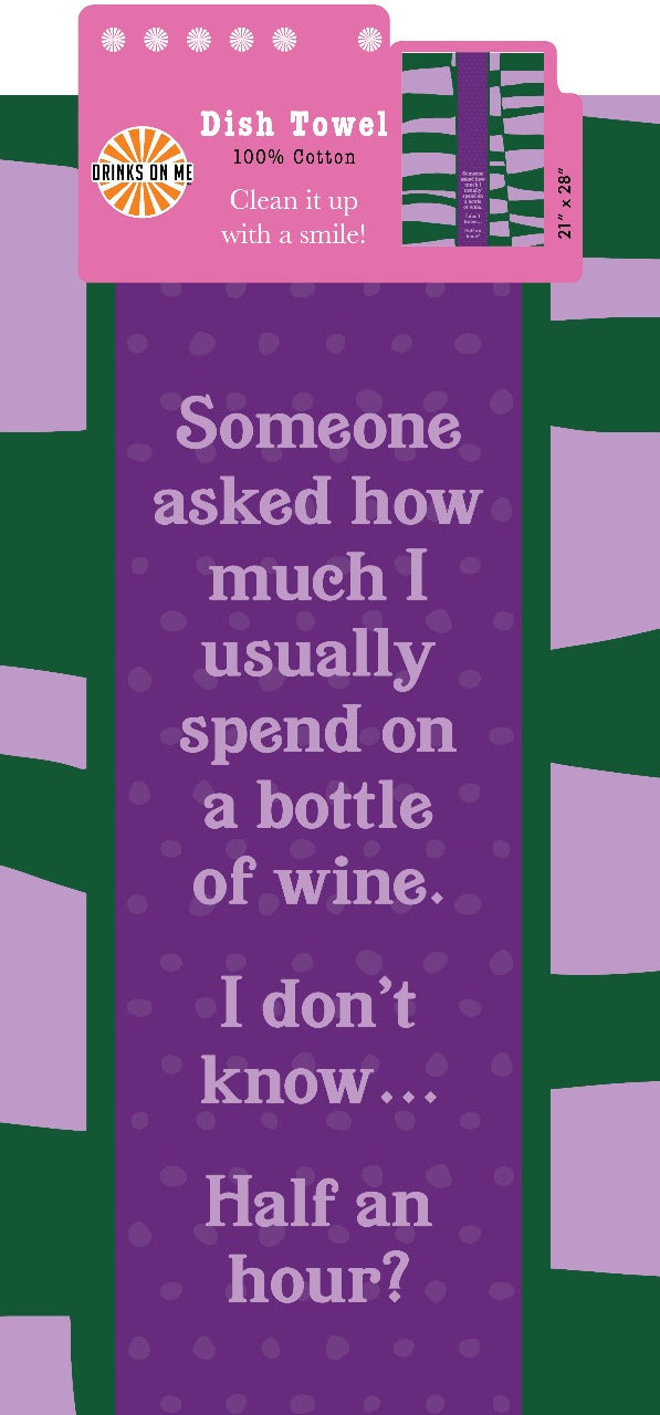 Premium Wine Bottle Towel - Absorbent & Soft Microfiber Cloth for Drying & Polishing Wine Bottles - Perfect for Wine Tasting, Parties & Gifting