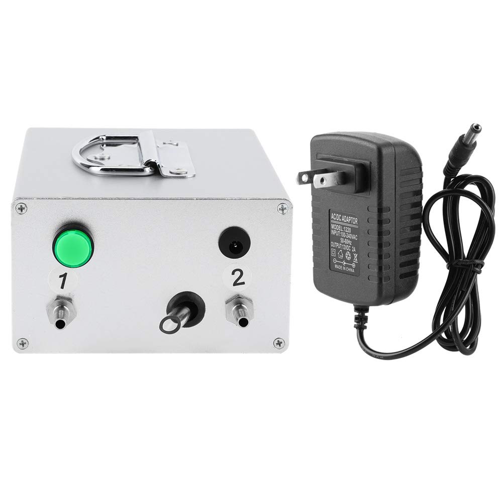 **Aluminum Alloy Electric Milking Machine with Fast Heat Dissipation - Pulsation Vacuum Pump for Goats, Sheep, Cows & Horses (US Plug) - Ideal for Dairy Farms & Livestock Care**