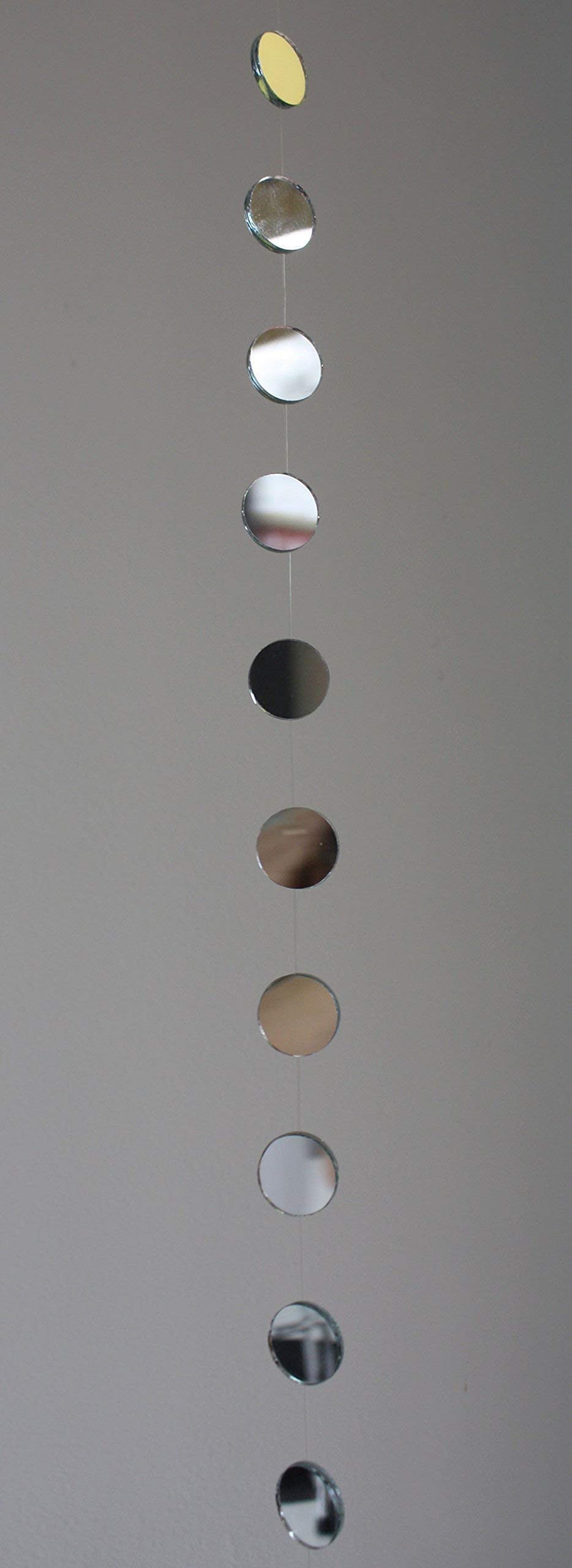 48 Inch Mirror Garland Strand - Real Mirror Sun Catcher Mobile for Home Decor, Wedding, Party & Nursery