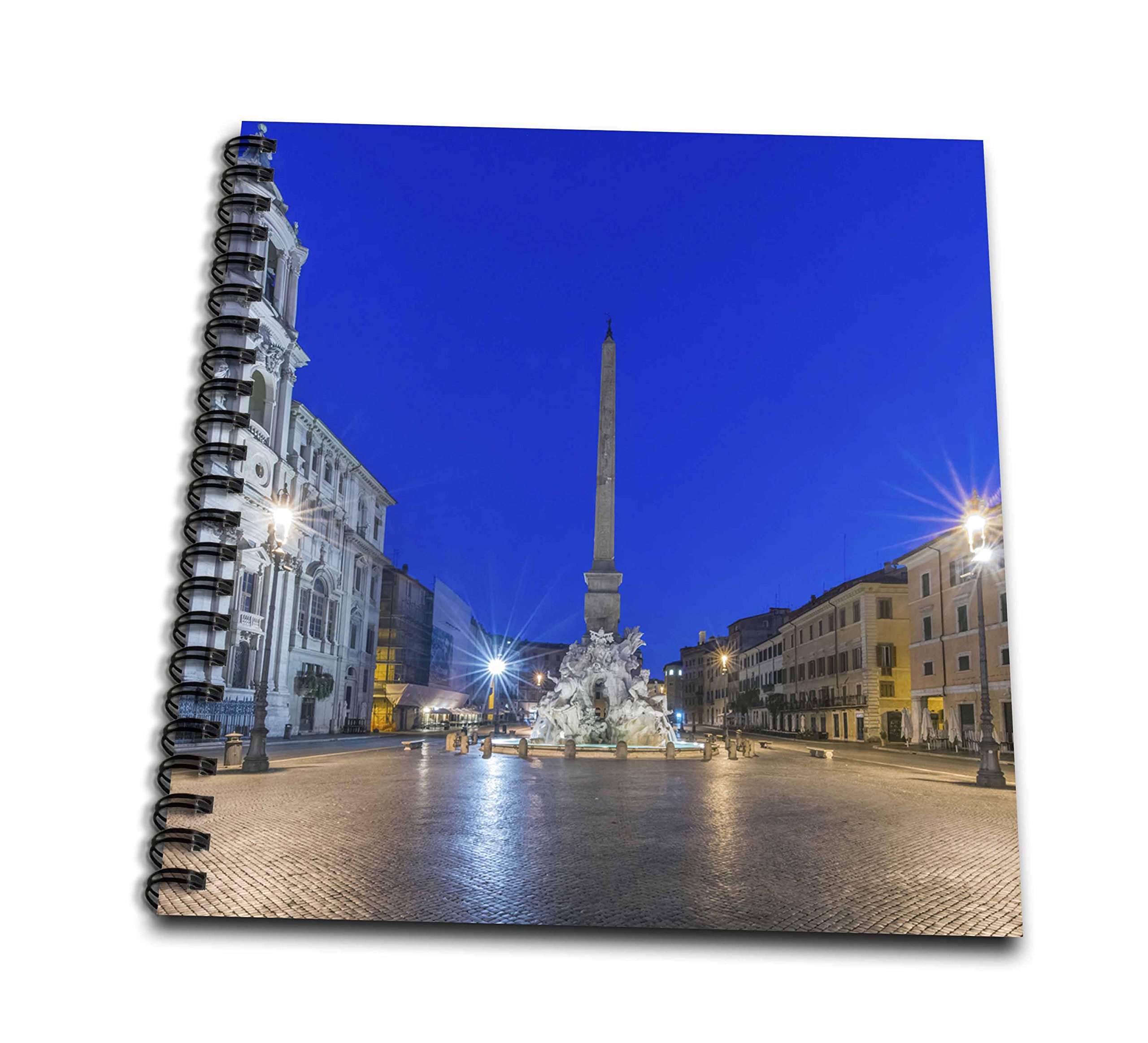 3D Rose Italy Drawing Book - Premium Sketchbook for Artists, Travelers & Students | Perfect for Sketching, Watercolor & Mixed Media Art | Ideal Gift for Creative Minds