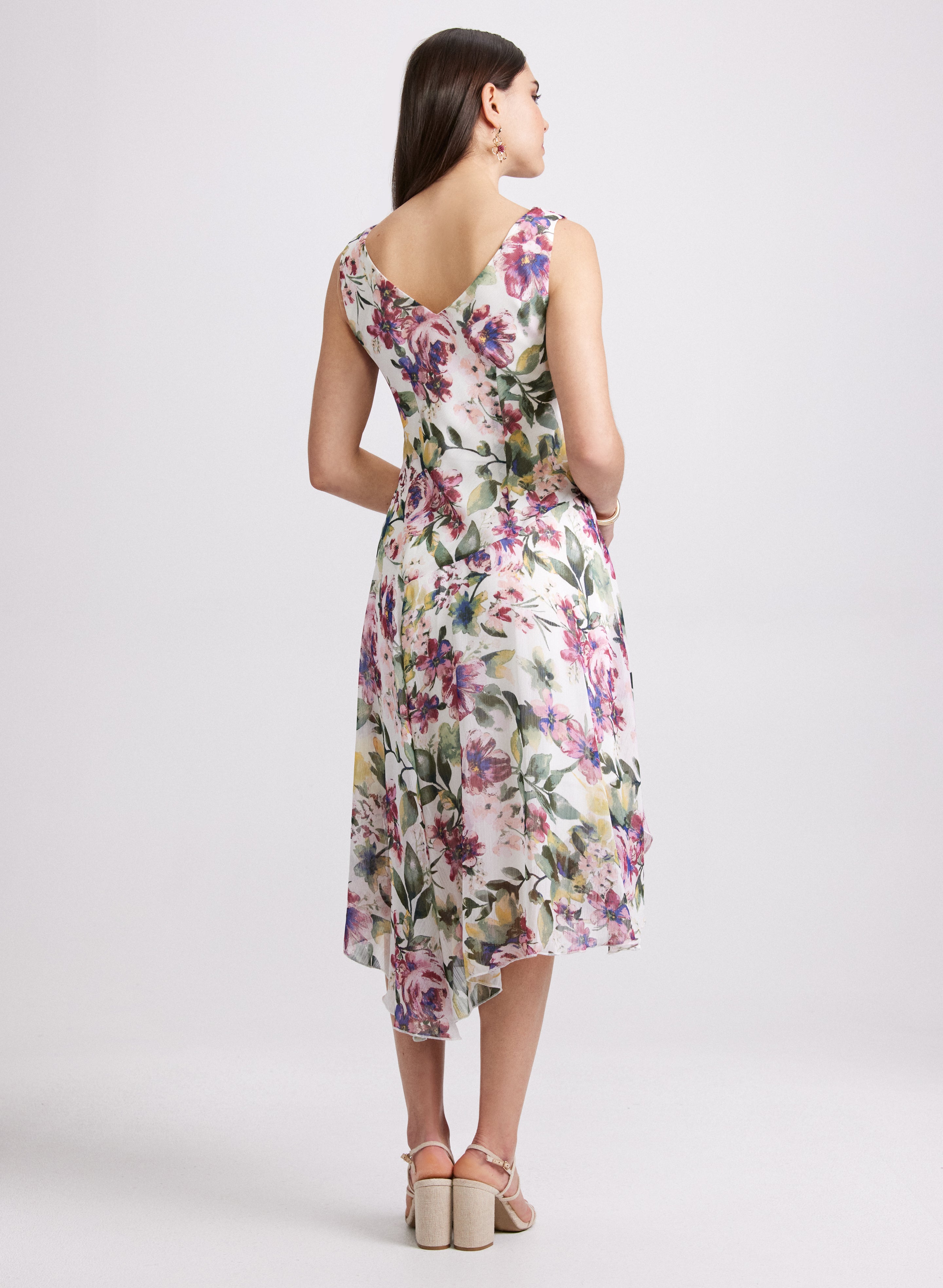 Floral Print Dress for Women - Summer Boho Flowy Maxi Dress with Pockets | Perfect for Beach, Vacation & Casual Outings