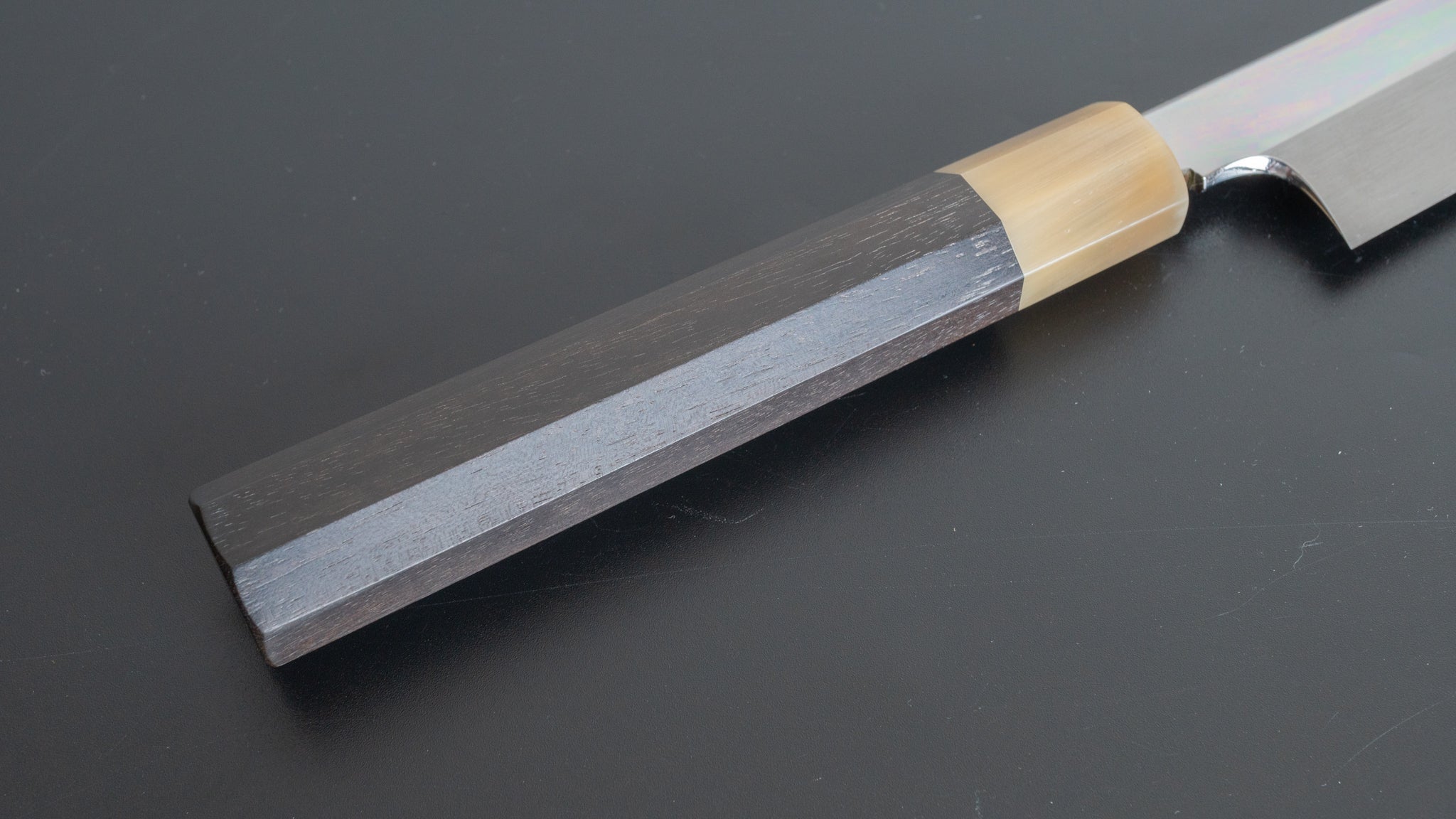 Hitohira Togashi Kambei White #1 Mizu Honyaki Yanagiba 300mm Japanese Sushi Knife with Taihei Ebony Handle - Limited Edition with Saya #009 - Perfect for Sushi Chefs & Professional Kitchen Use