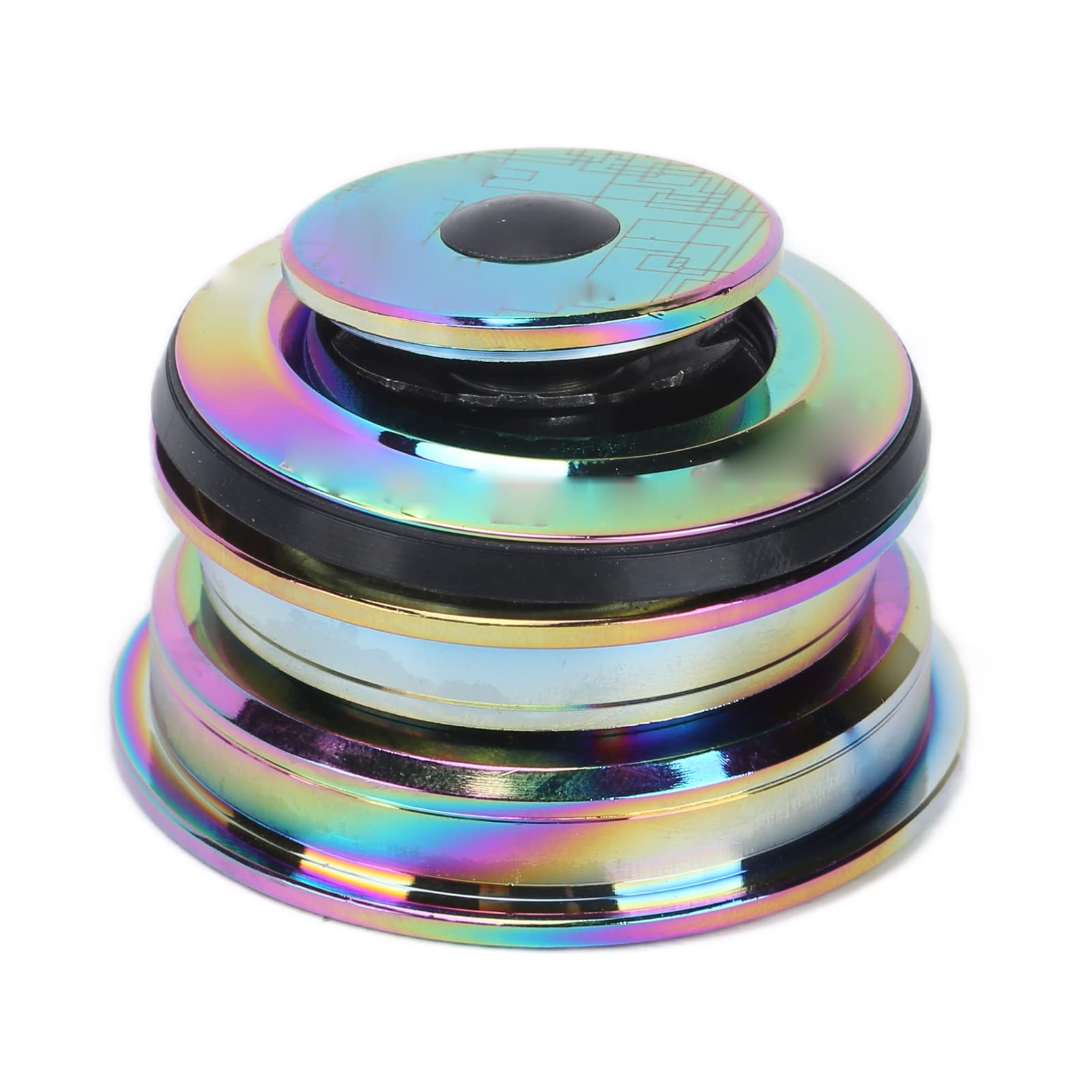Minifinker Bike Headset Bearings - 360° Rotating Double Metal Bearings for Mountain Bikes | Colorful Durable Design | Perfect for Trail Riding, Commuting & Off-Road Cycling