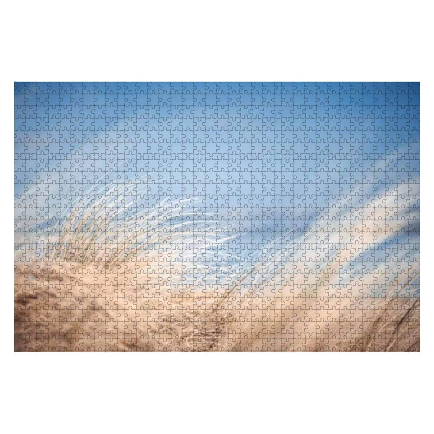 1000-Piece Wooden Jigsaw Puzzle - Wilhelmshaven Beach & Sea Nature Landscape for Adults & Kids - Educational Brain Teaser, Stress Relief Game, Unique Gift for Puzzle Lovers - Perfect for Family Game Night, Classroom Activities, and Relaxation Therapy