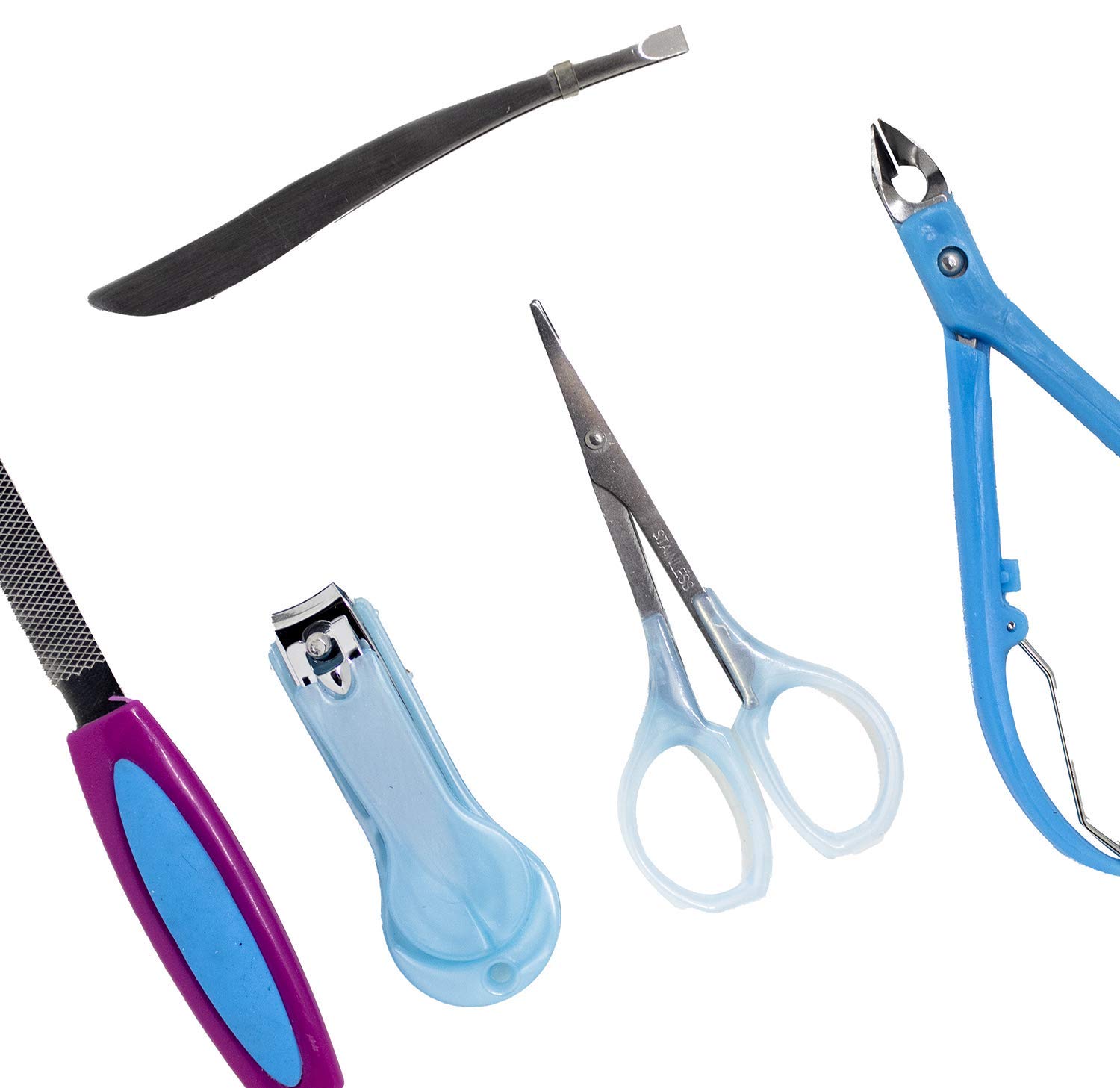 Premium Pedicure & Manicure Kit for Women - Professional Nail Care Tools Set for Hands & Feet - Perfect for Home Spa, Salon & Travel (Pack of 1)