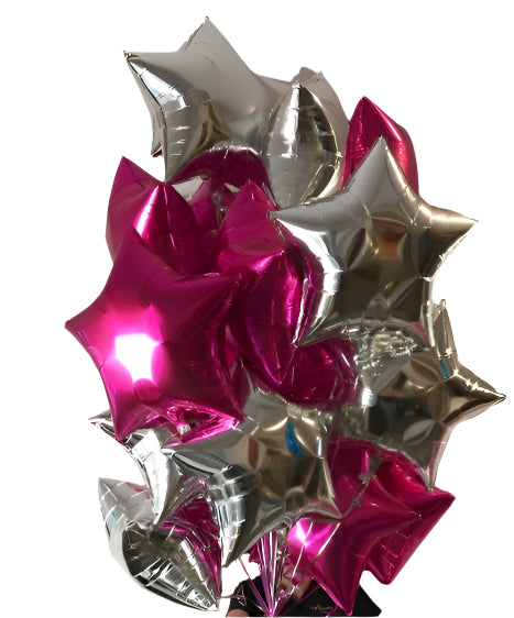 21 Stars Happy Birthday Celebration Bouquet - Beautiful Floral Arrangement for Birthday Parties, Anniversaries & Special Occasions
