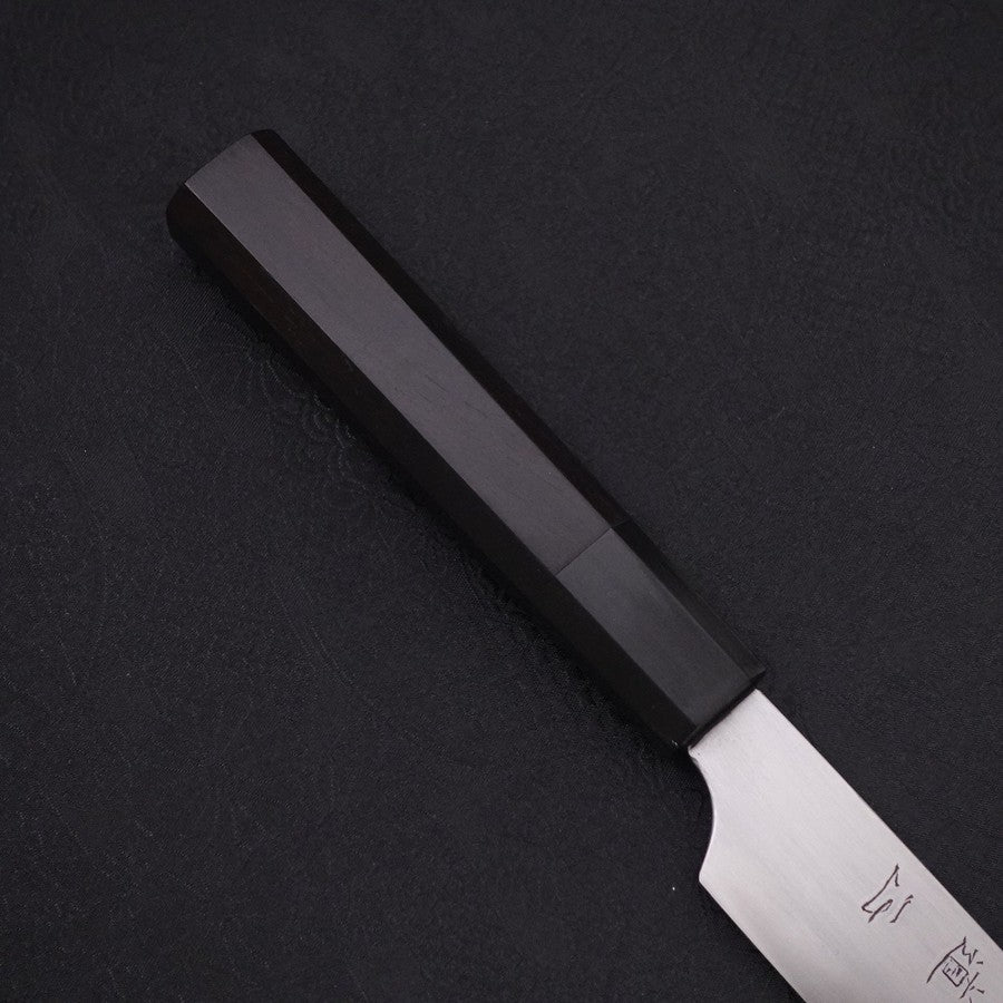 Premium Sujihiki Knife - White Steel #2 Super Polished Blade with Buffalo Ebony Handle - 170mm Japanese Sashimi Slicer - Perfect for Sushi, Sashimi & Meat Cutting