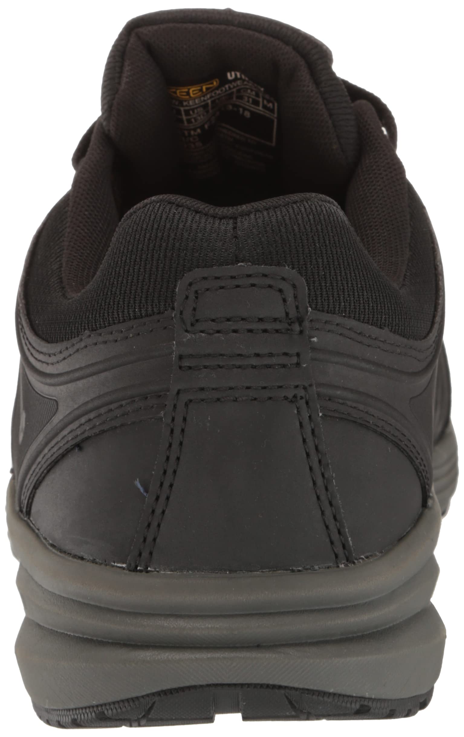 KEEN Utility Men's Vista Energy+ Low Composite Toe ESD Leather Industrial Work Shoes - Lightweight Safety Shoes for Construction, Warehouse & Electricians