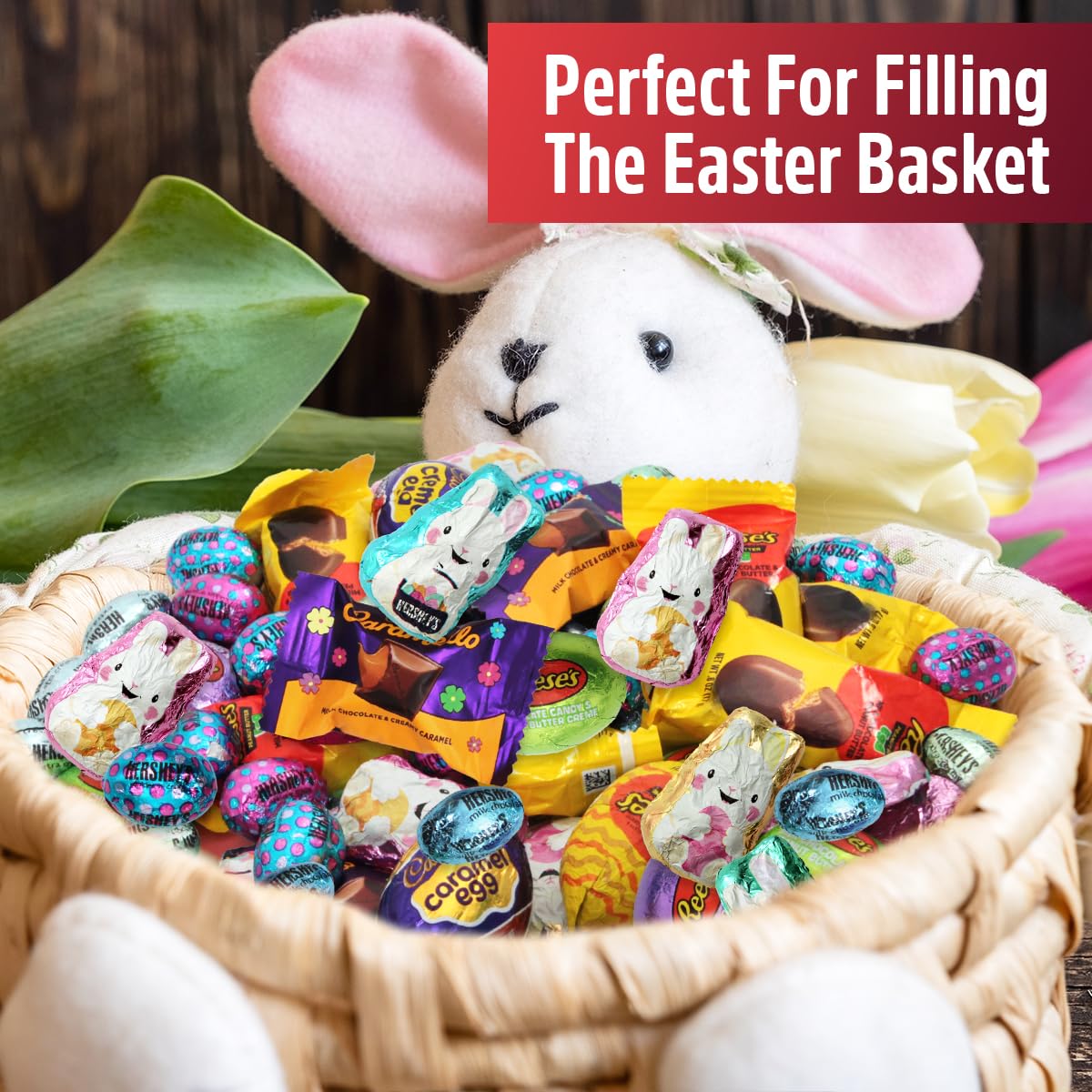 5lb Easter Chocolate Variety Pack - Bulk Individually Wrapped Pastel Candy for Egg Hunts, Basket Stuffers & Easter Celebrations | Perfect for Party Favors, Classroom Treats & Holiday Gifting