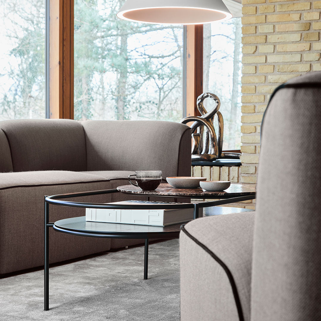 Flora 3-Seater Sofa - Modern Fabric Couch for Living Room, Lounge & Apartment | Comfortable Sectional Sofa with Soft Cushions | Perfect for Family Gatherings, Movie Nights & Relaxation