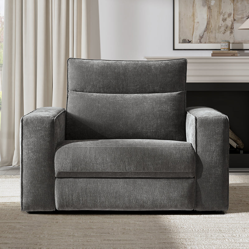 EliteNest Smart Modular Sofa with Power Recliners - Easy Assembly, Customizable Living Room Furniture for Modern Home & Entertainment Spaces