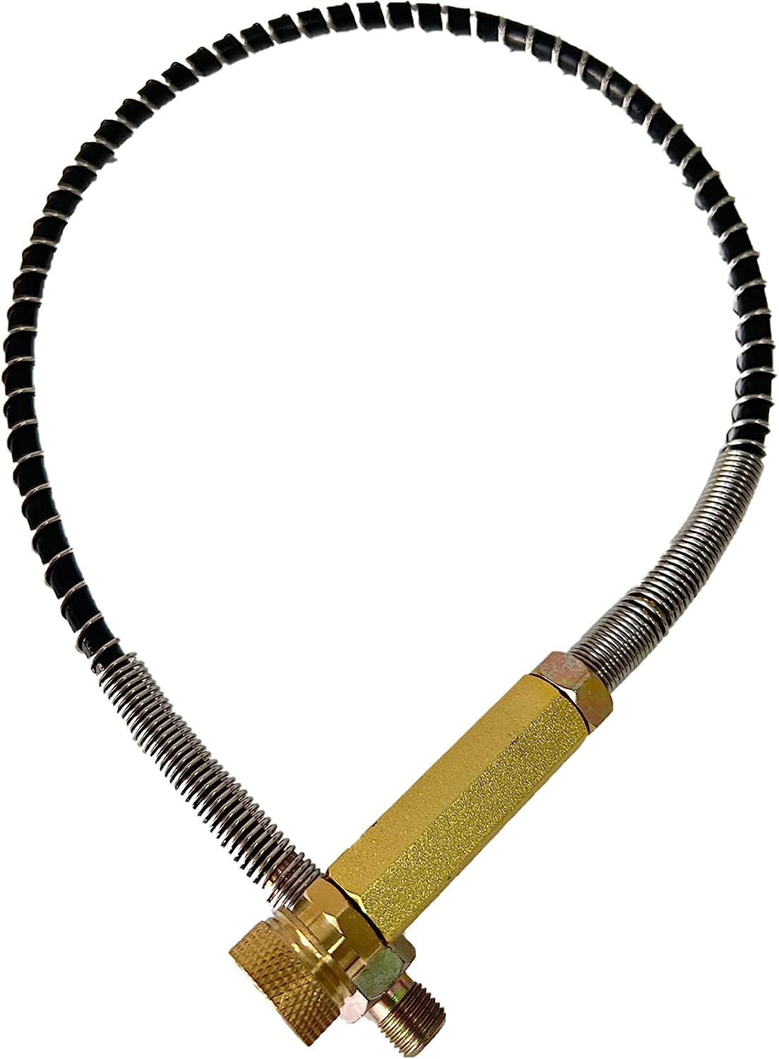 High Pressure 4500psi PCP Air Hose - 50cm Paintball Gun Filling Whip with Water-Oil Separator & 8mm Quick Connector for Air Compressor | Perfect for Paintball, Airsoft & PCP Rifle Refilling