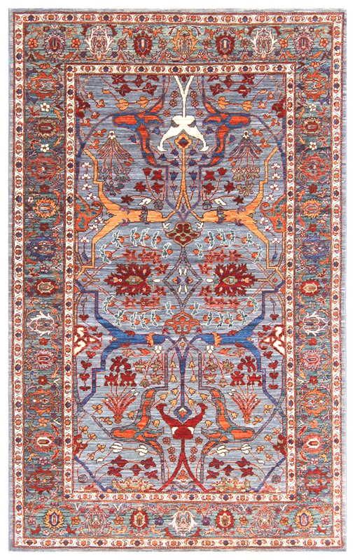 Handwoven Arabesque Traditional Area Rug J63962 - Perfect for Living Room, Bedroom, or Home Decor