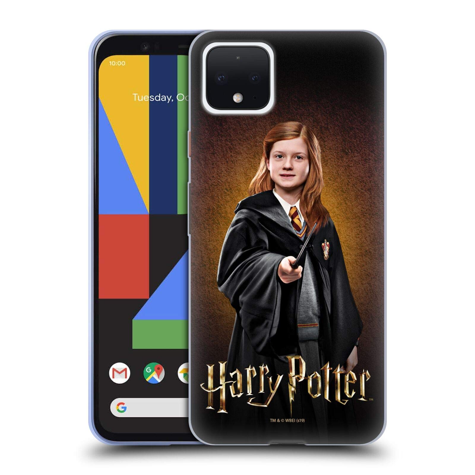 Harry Potter Ginny Weasley Case for Google Pixel 4 - Soft Gel Chamber of Secrets Design for Fans