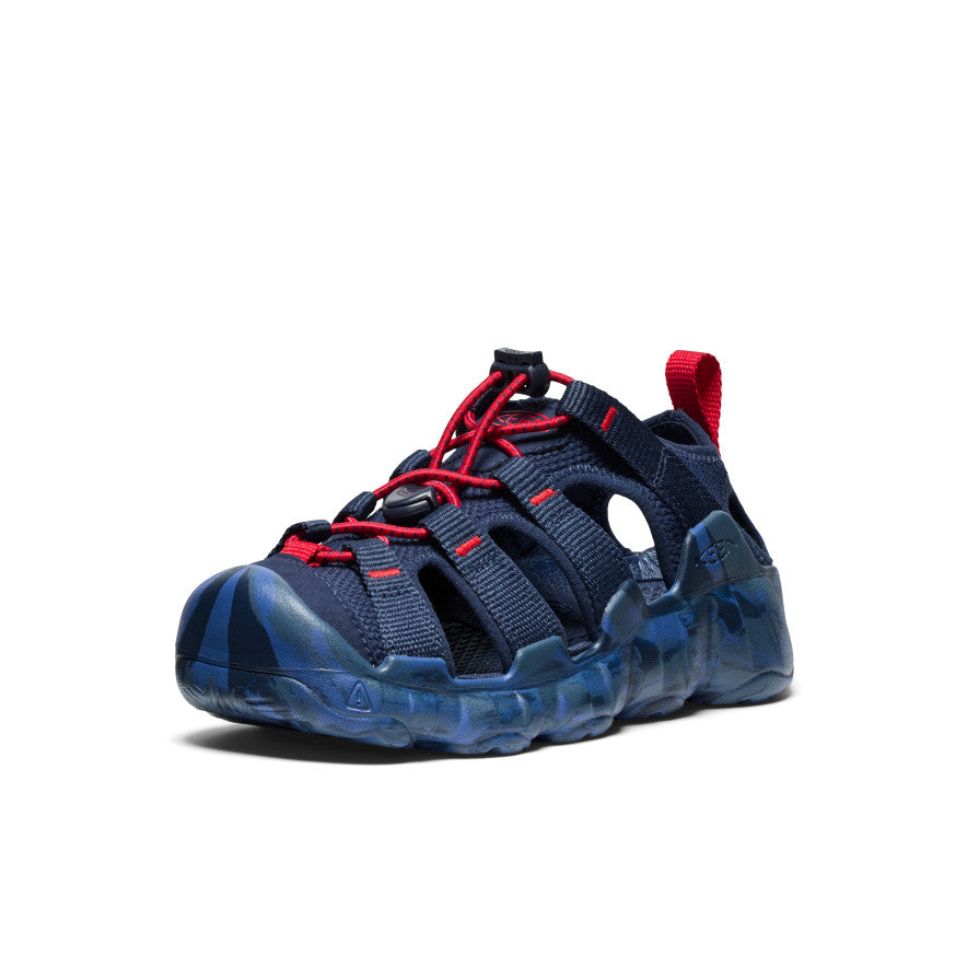 Big Kids' Hyperport H2 Sandal - Navy Blue/Red | Waterproof & Lightweight Beach Shoes for Boys & Girls | Perfect for Swimming, Hiking & Outdoor Adventures