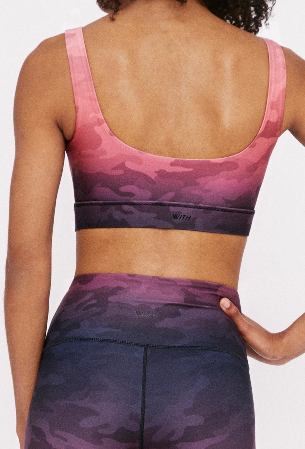 Nina Bra - Infrared Camouflage Sports Bra for Women - Perfect for Yoga, Running & Gym Workouts