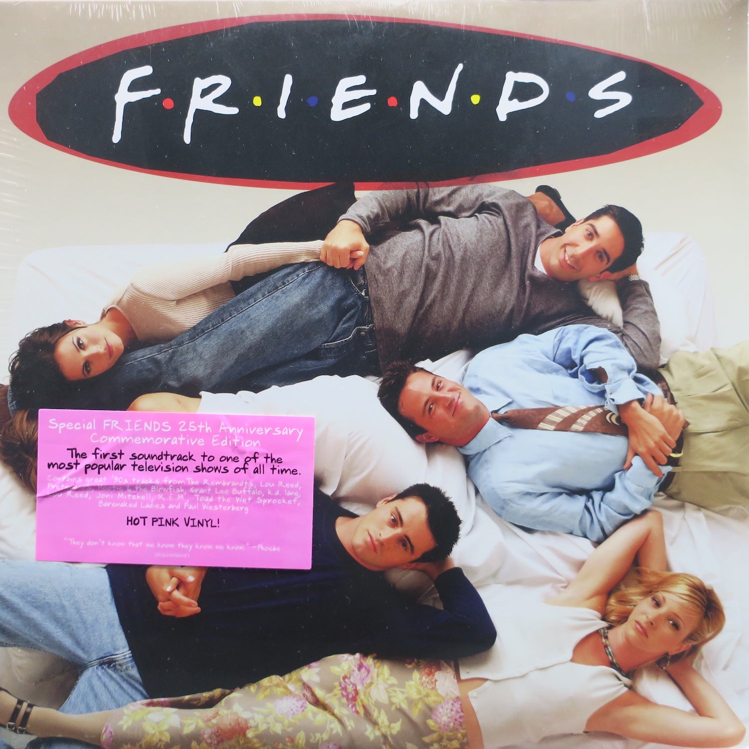 FRIENDS TV Show Soundtrack - Limited Edition Hot Pink Vinyl 2LP Record Set - Perfect for Collectors & 90s Nostalgia Fans