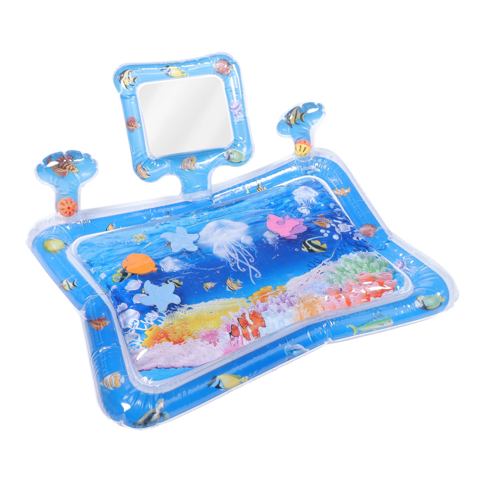 ORFOFE Inflatable Baby Play Mat - Waterproof PVC Tummy Time Activity Pad for Infants & Toddlers - Portable Summer Outdoor/Indoor Playmat for Crawling, Learning & Sensory Development