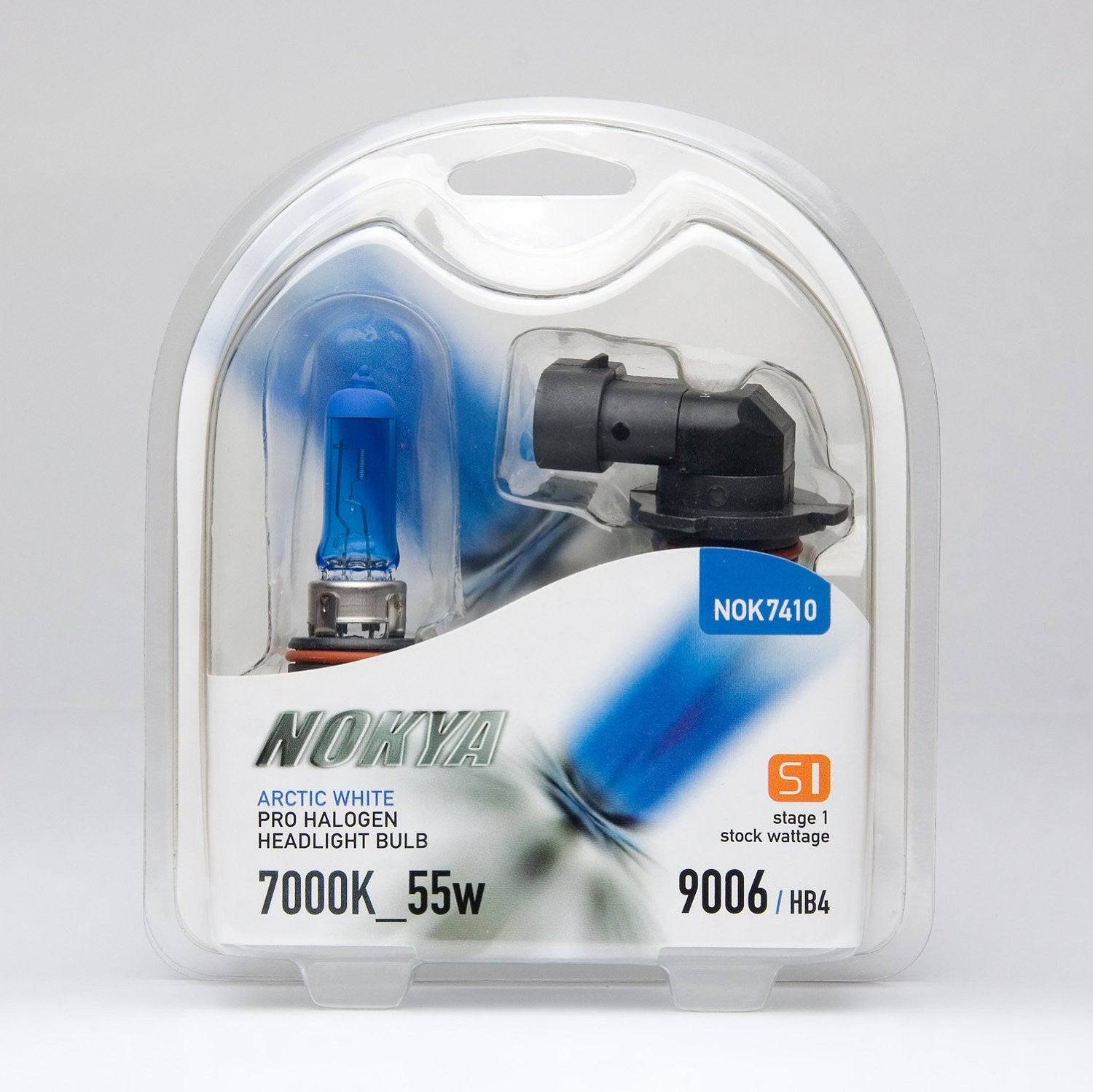 Nokya Arctic White 9006/HB4 LED Light Bulbs 7000K 55W - Super Bright Xenon Headlight Bulbs for Cars, Trucks & SUVs - Perfect for Night Driving and Foggy Conditions