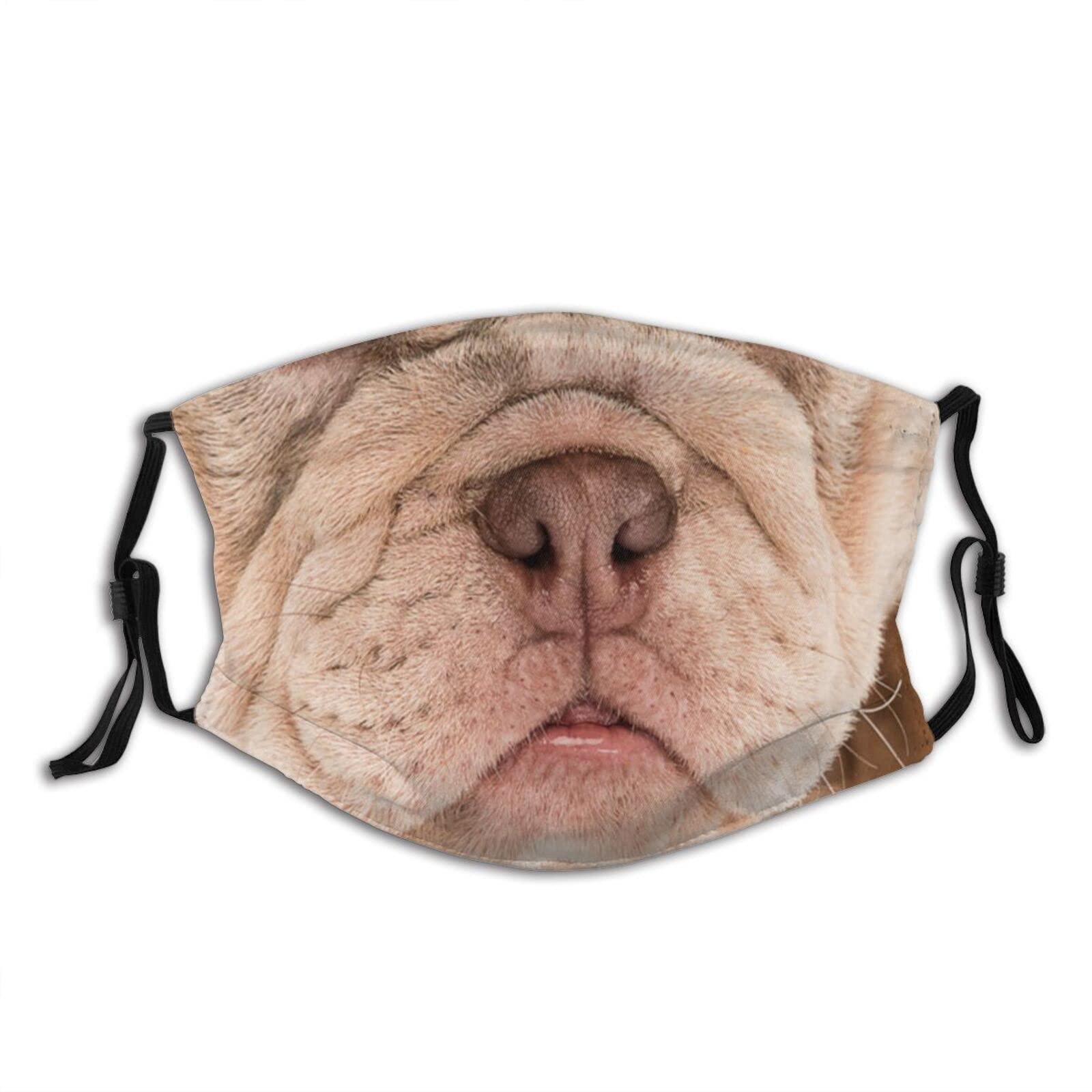 Reusable Face Mask with Filters - Adjustable Washable Face Cover for Women, Men & Teens - Breathable Balaclava Scarf for Outdoor Activities, Travel & Daily Protection