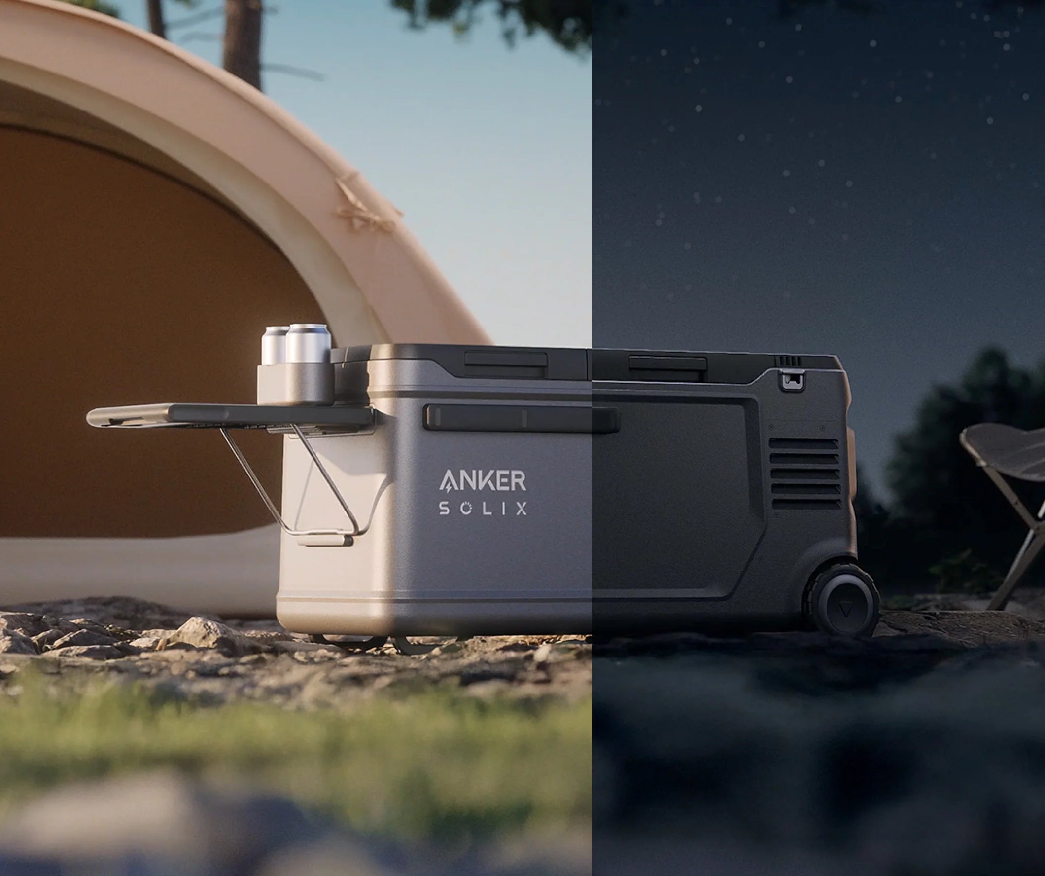 Anker SOLIX EverFrost 2 Portable Power Station - 288Wh Removable Battery for 40L/58L Electric Coolers | Camping, Road Trips & Outdoor Adventures Backup Power Solution