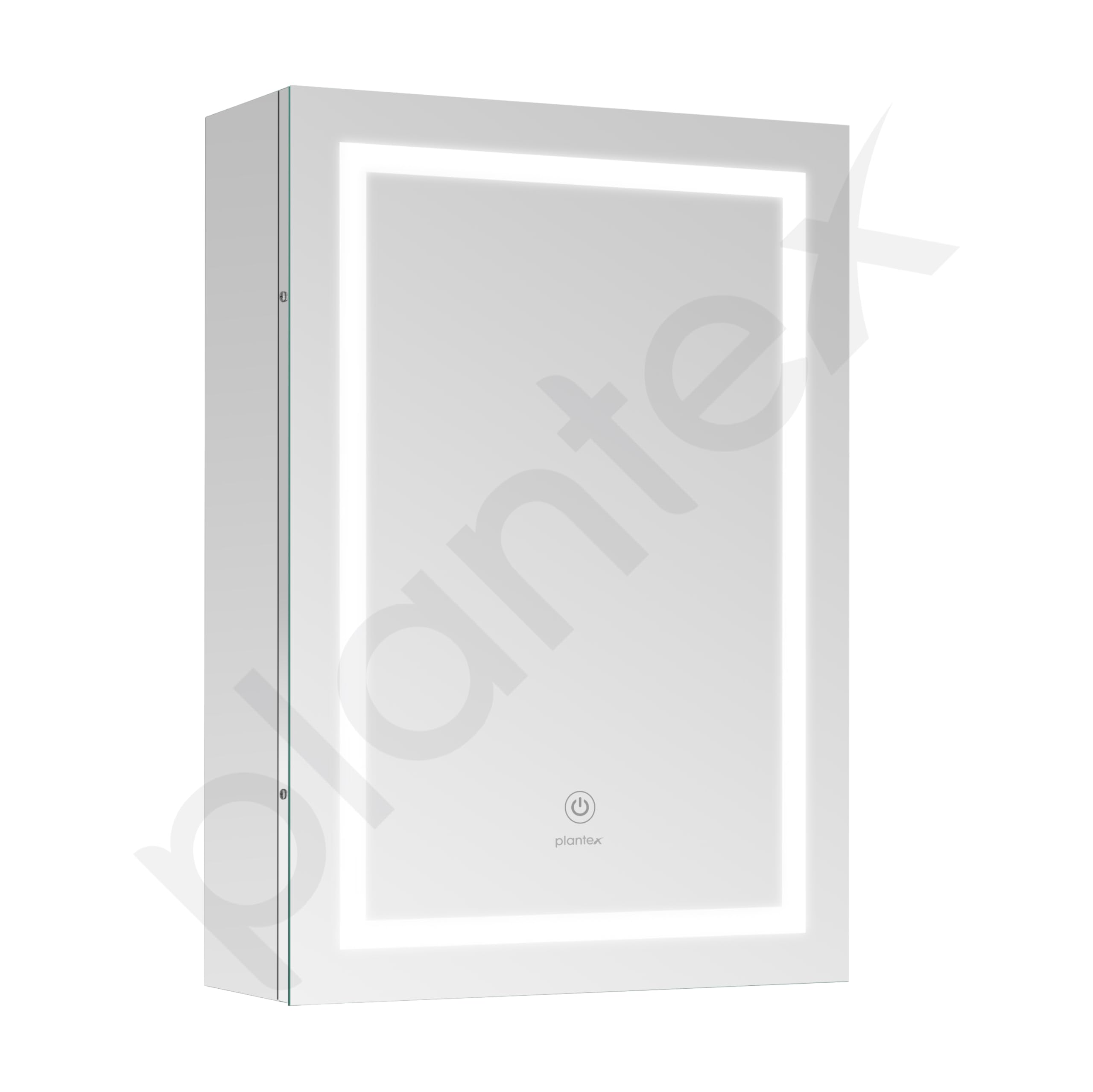 Premium 304 Stainless Steel LED Bathroom Mirror Cabinet - 14x20 Inch Wall Mounted Bathroom Organizer with Chrome Finish - Perfect for Modern Bathrooms, Vanities & Small Space Storage Solutions