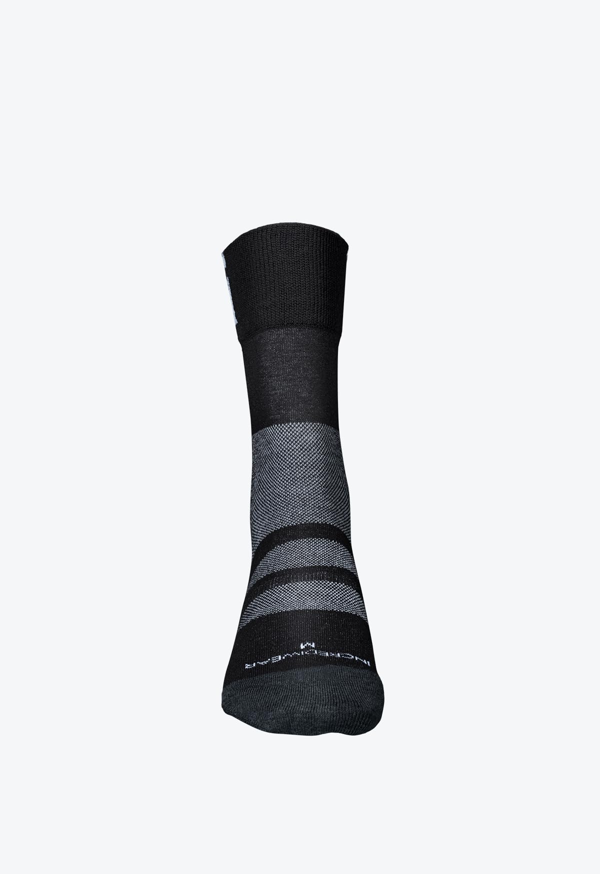 Incrediwear Sports Socks for Men & Women - Breathable Athletic Crew Socks for Running, Hiking & Workouts (Black, Small) - Ideal for Active Lifestyle & Performance Recovery