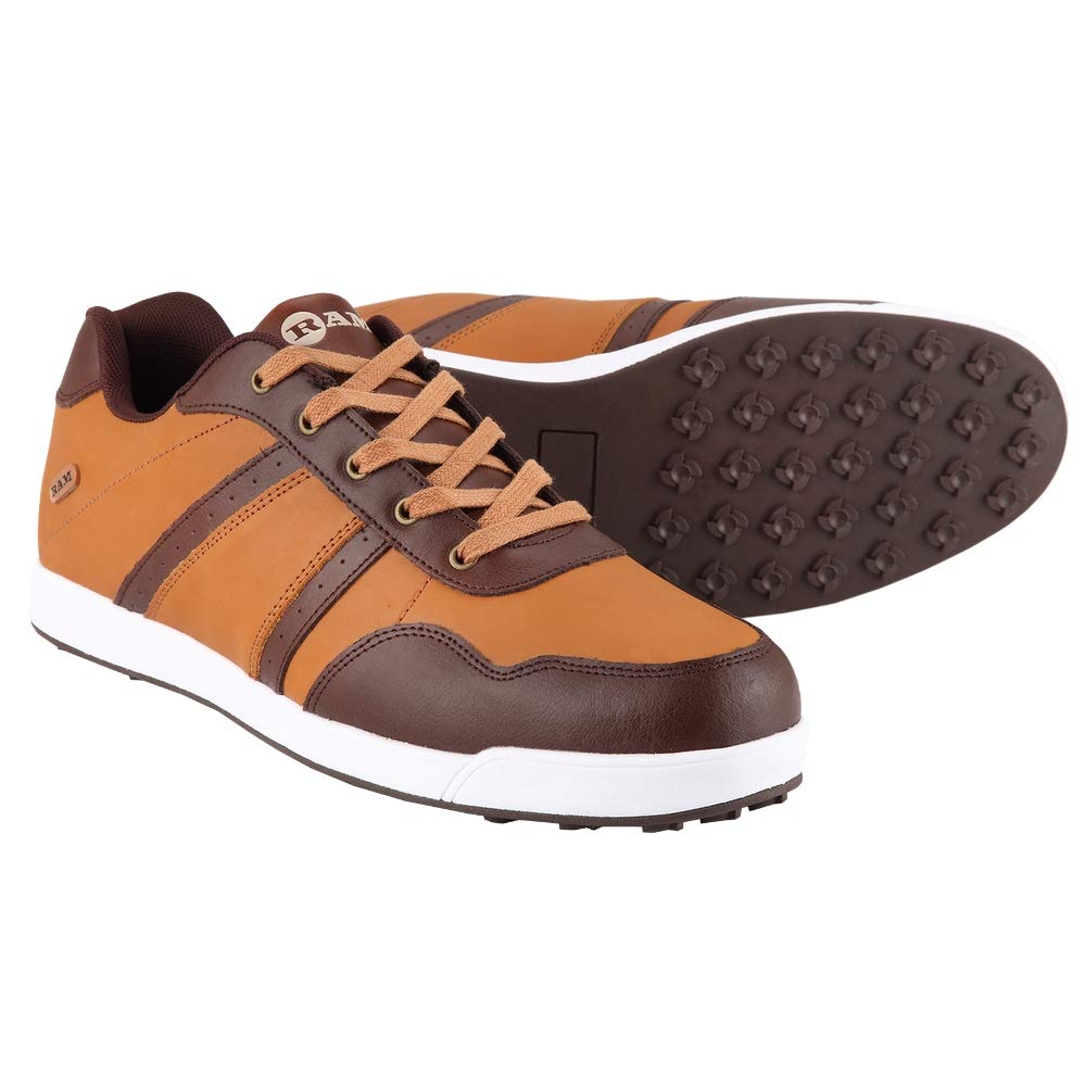 RAM FX Comfort Men's Waterproof Golf Shoes - Lightweight, Durable & Breathable for All-Weather Performance on the Course