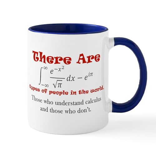 White/Navy Inside - Calculus Mug