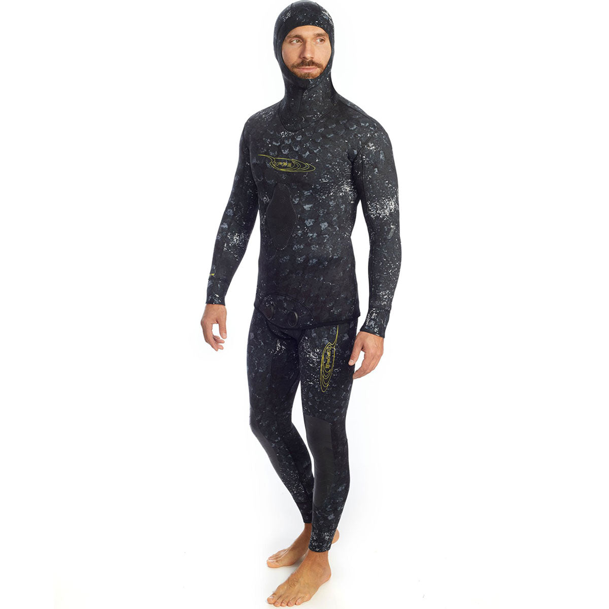 Riffe VORTEX Camo Men's 5mm Wetsuit (2-Piece Set) - Premium Scuba Diving & Spearfishing Gear for Warm Water Adventures