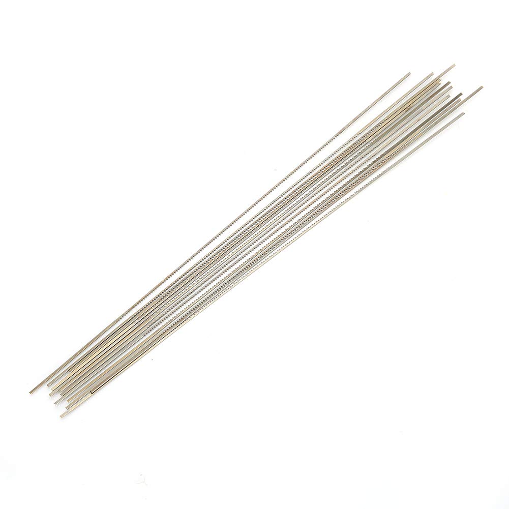 12pcs Tungsten Steel Jewelry Saw Blades - Spiral Teeth Wax Cutting Blades for Jewelry Making, Wood Carving & DIY Crafts - Durable Scroll Saw Tool for Precision Cutting & Engraving