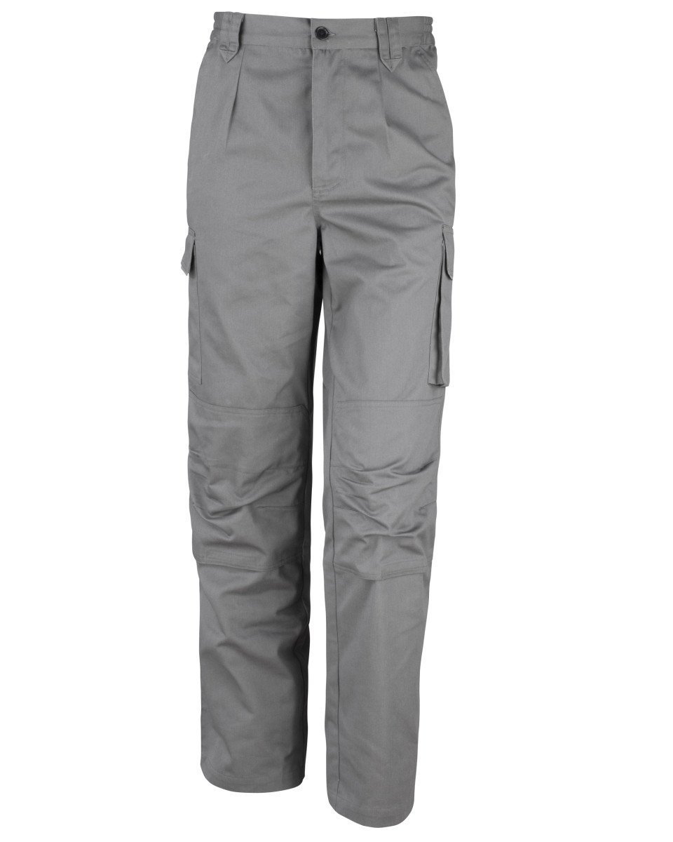 Work-Guard Men's Durable Work Pants - XX-Large Grey, Heavy Duty Action Trousers for Construction, Landscaping & Outdoor Work