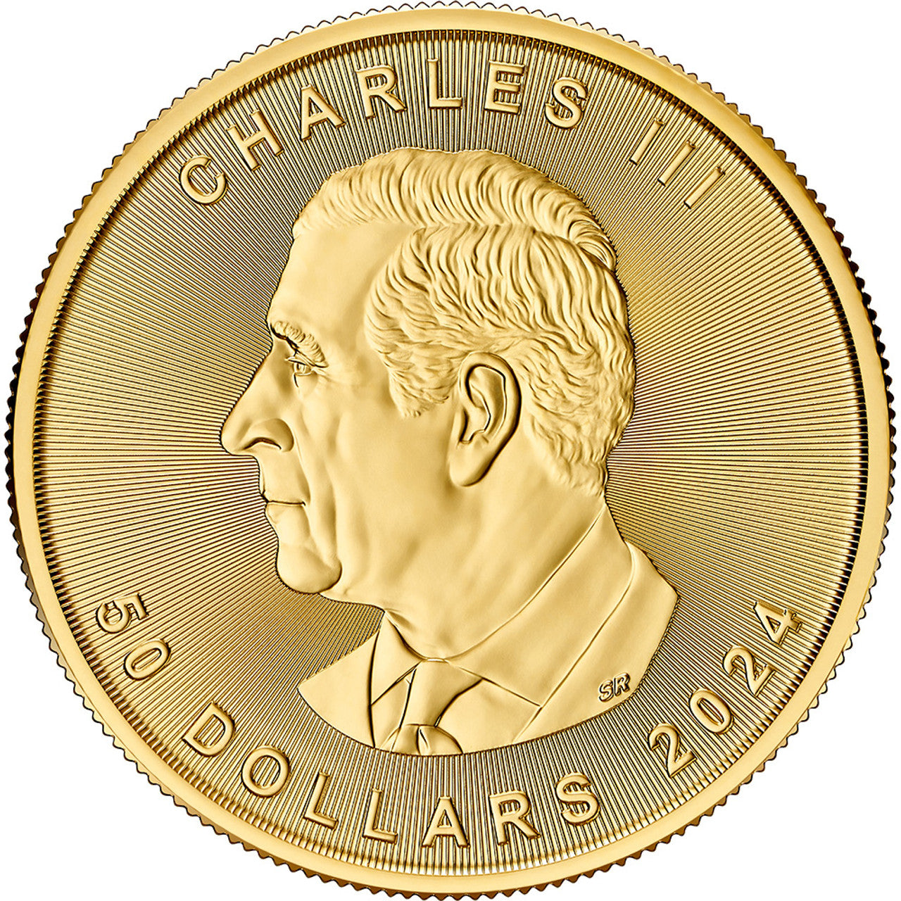 1OZ Canadian Maple Leaf Coin Necklace with 3MM Rope Halo - 24K Gold Plated Pendant for Women & Men - Perfect Gift for Birthday, Anniversary & Special Occasions
