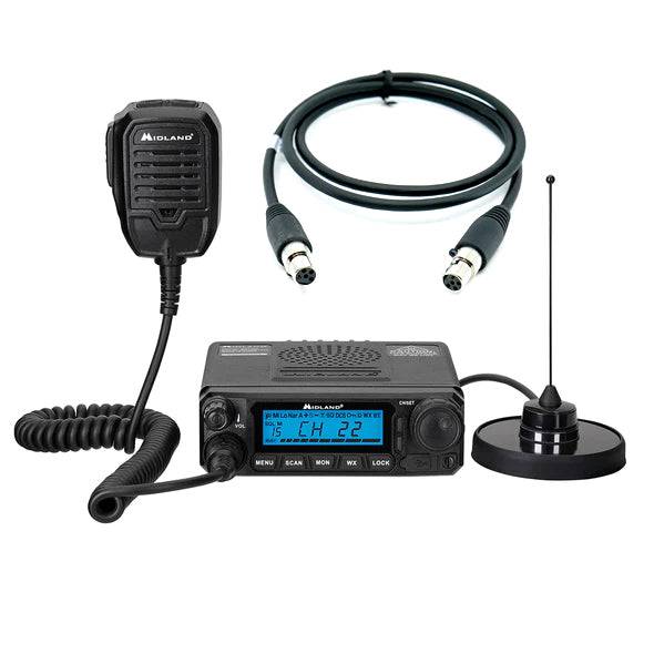 Midland MXT500 GMRS Two-Way Radio - Long Range Communication for Outdoor Adventures, Hiking, Camping & Emergency Preparedness