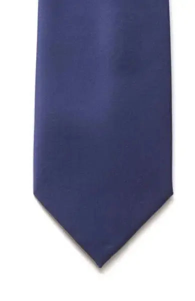 LA Smith Plain Satin Tie - Classic Men's Necktie for Business, Wedding & Formal Events - Premium Silk Feel Dress Accessory for Office, Interviews & Special Occasions