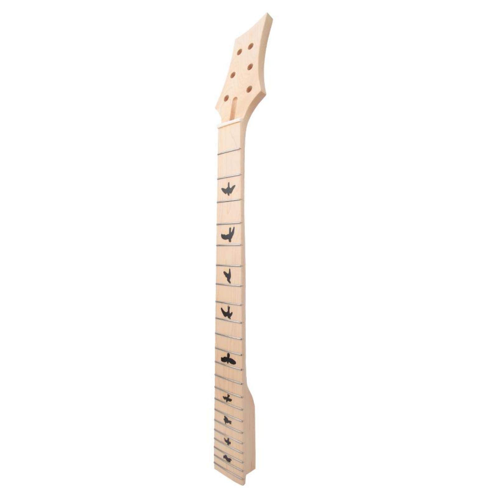 22 Fret Maple Wood Electric Guitar Neck Replacement - DIY Guitar Repair Kit with Fretboard - Perfect for Electric Guitar Parts Upgrade & Maintenance | Ideal for Musicians, Luthiers & Guitar Enthusiasts