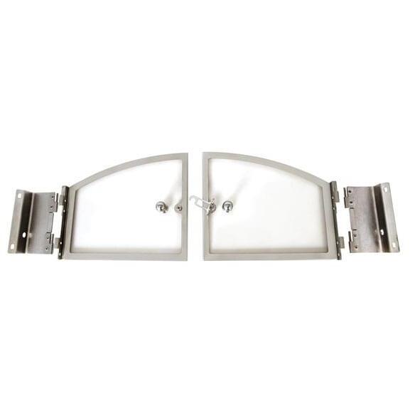 Outdoor Pizza Oven Door Kit - AXE PZA GD - Heavy Duty Stainless Steel for Backyard, Patio & Camping Cooking