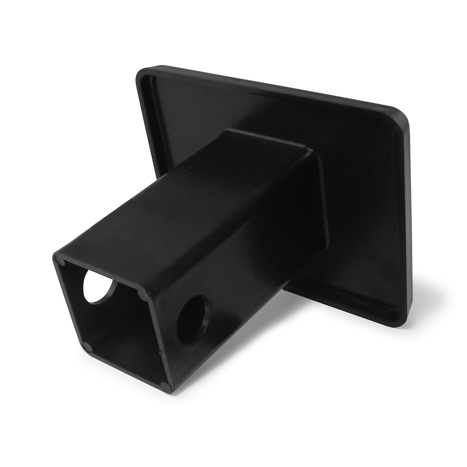 Jeep Grill Logo UV Graphic Black Metal Face-Plate ABS Plastic 2 Inch Tow Hitch Cover - Compatible with Jeep Models - Perfect for Off-Roading, Camping & Truck Accessories