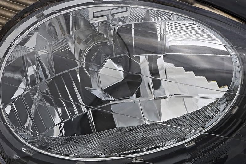 1998-2000 Ford Taurus Right Passenger Side Headlight Assembly Replacement - Durable Headlamp for Night Driving & Foggy Conditions