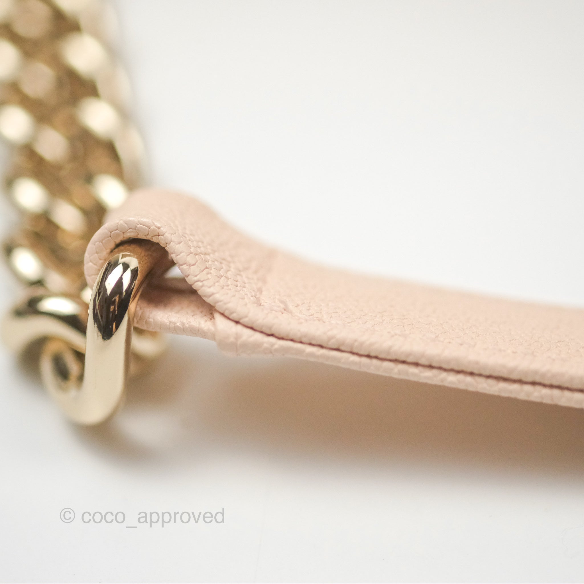 Chanel Chevron Medium Boy Bag in Light Pink Caviar Leather with Gold Hardware - Luxury Crossbody Bag for Women, Perfect for Parties & Evening Events