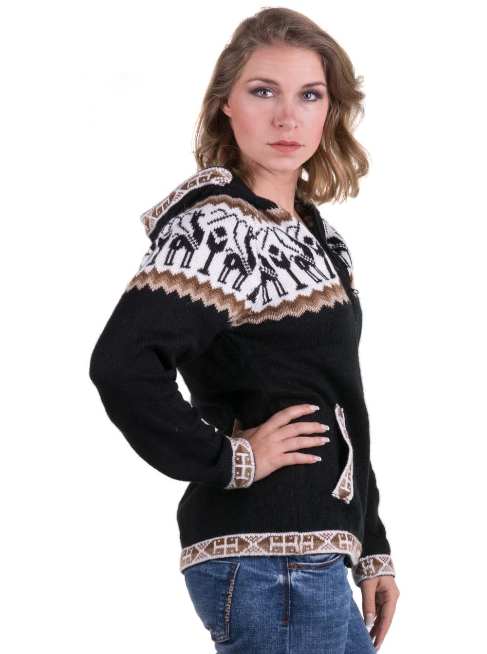Gamboa Women's Alpaca Cardigan Sweater - Soft & Warm Knit Top for Ladies | Perfect for Fall, Winter & Casual Outfits