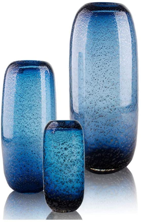 Nordic Tall Glass Flower Vase - Handcrafted Tabletop Terrarium for Home Decor (7x34cm) | Perfect Centerpiece for Living Room, Wedding & Gift Giving | Elegant Home Decoration & Wonderful Present