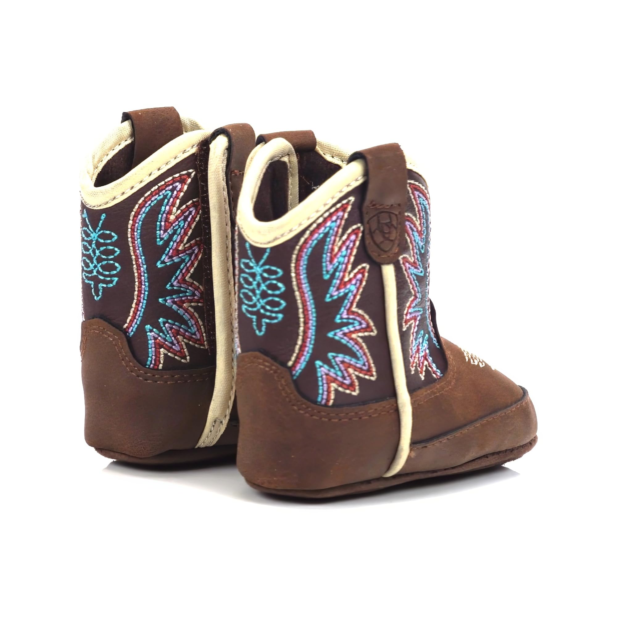 ARIAT Infant Baby Lil' Stompers Western Boots - Genuine Leather Cowboy Boots for Toddlers & Kids - Perfect for Western Rodeo, Dress Up & Outdoor Play