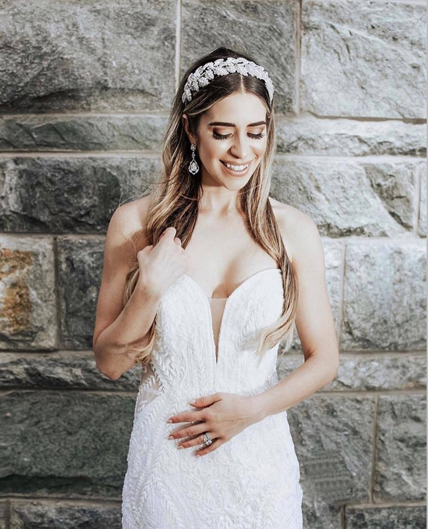 LAUREL Coronet Headpiece Tiara - Elegant Bridal Hair Accessory for Weddings, Prom & Special Events