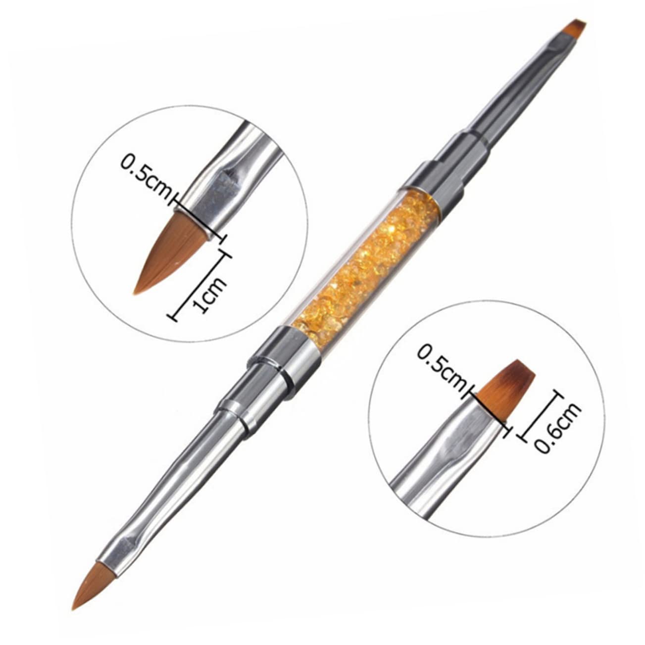 Minkissy Nail Art Brush Pen for Gel Nails & 3D Drawing - Salon & Home Use